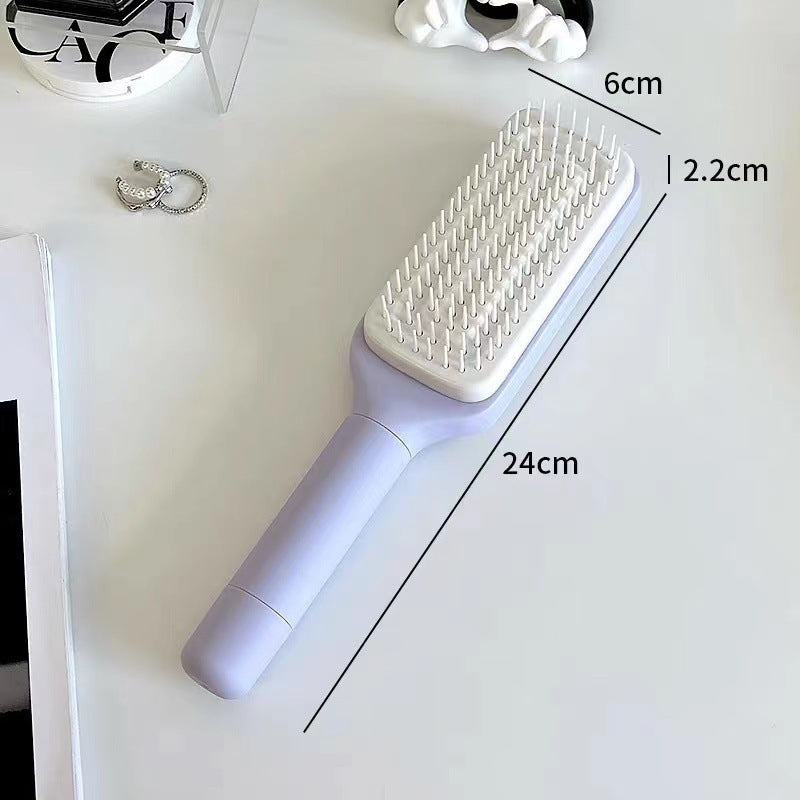 4 In 1 Self Cleaning Hair Brush