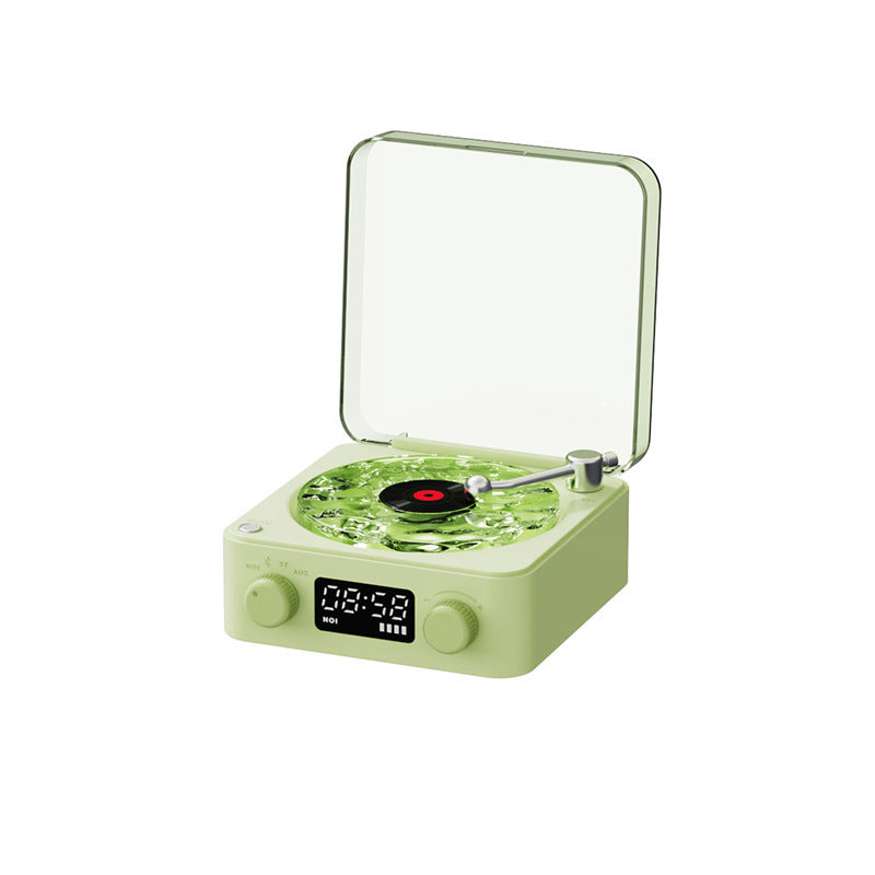 Retro Turntable Speaker Wireless Bluetooth-compatible 5.0 Vinyl Record Player